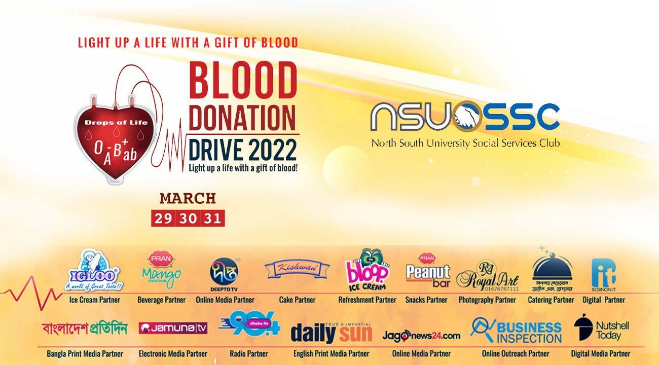 NSUSSC to Arrange Blood Donation Drive 2022 in Their Campus