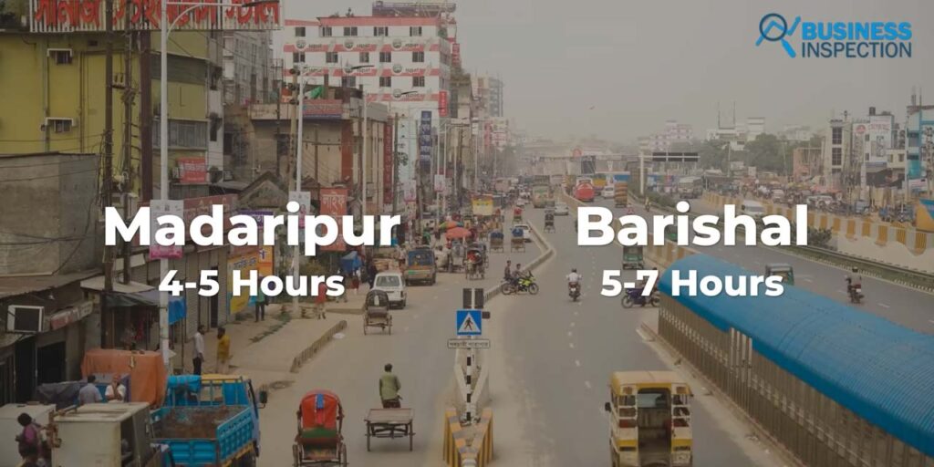 Previously, it used to take 4-5 hours to reach Madaripur and 5-6 to reach Barishal using bus
