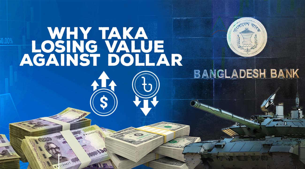 Why Bangladeshi Taka Losing Value Against US Dollar