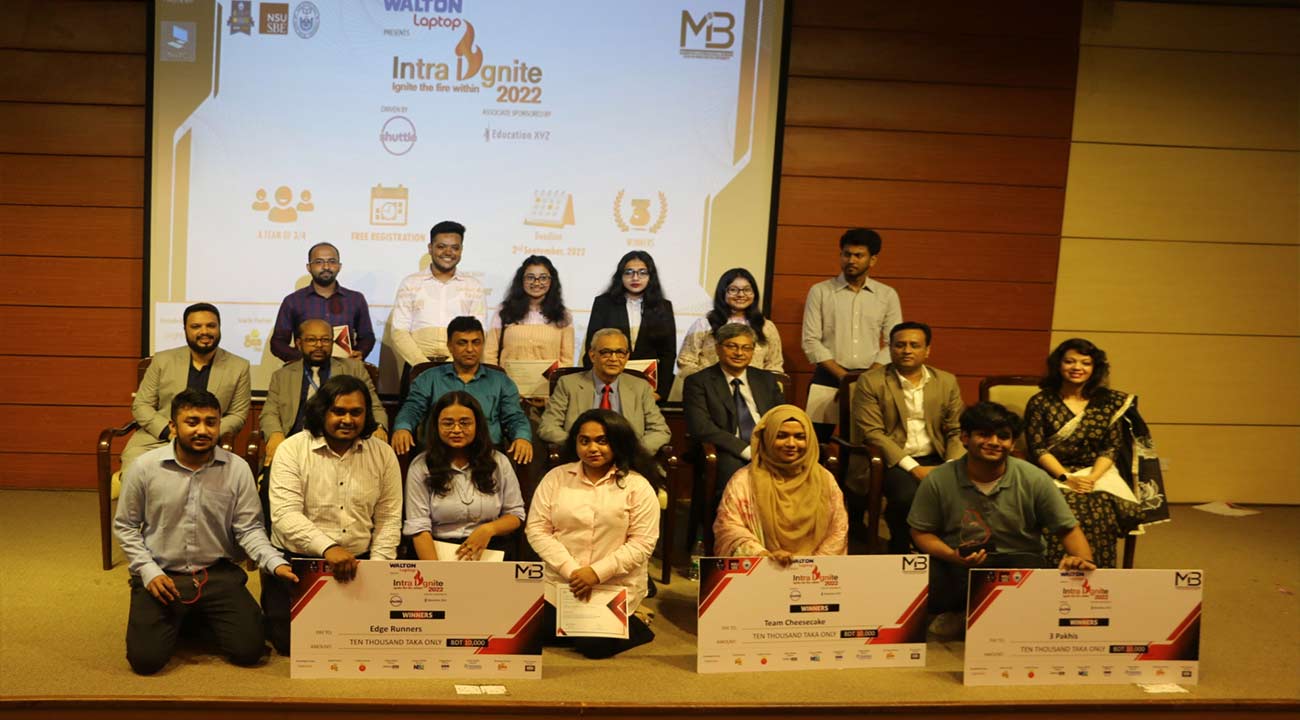 NSU MIBC Successfully Completes The Intra-Ignite 2022 Business Competition