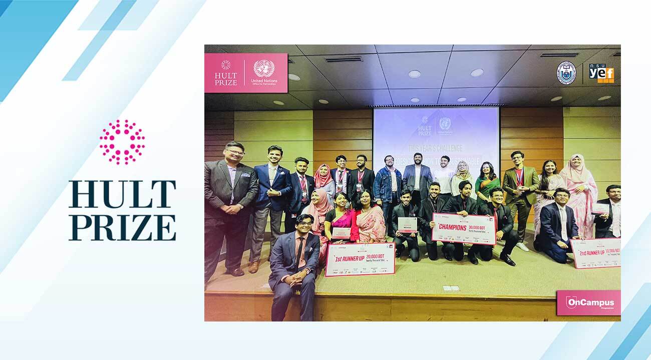 NSU Organized HULT Prize 2023 NSU onCampus Competition