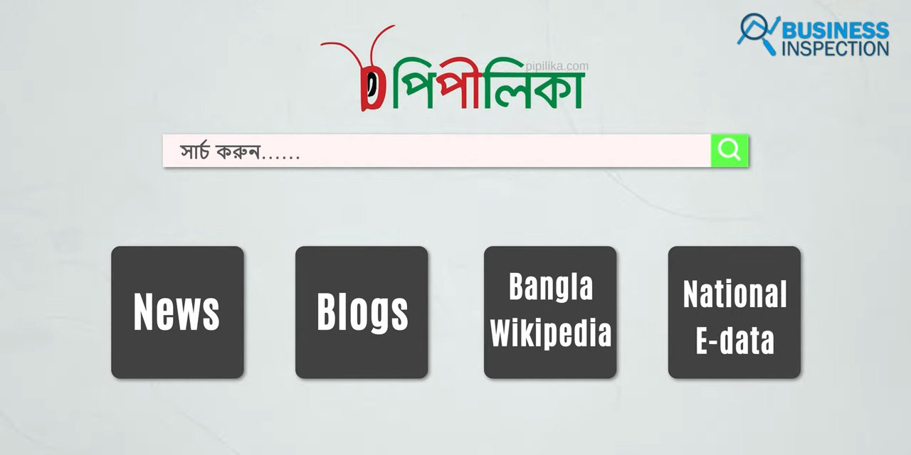 Initially, the search engine could find any type of news, blogs, and data in Bengali Wikipedia and national e-databases.