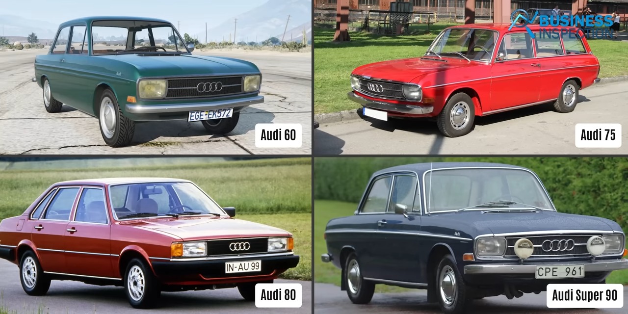 According to their horsepower rating, DKW later modified the F103 model to create four new models, Audi 60, Audi 75, Audi 80, and Audi Super 90.